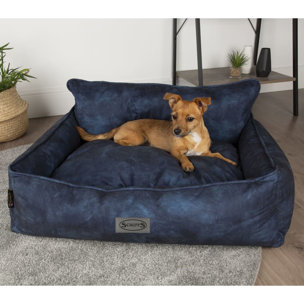 5-Scruffs & Tramps Lettino per Cani Kensington M 60x50 cm Blu Navy-5