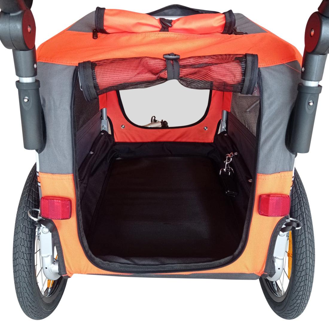 ZETA SMALL interno 40x60cm - Rimorchio Bici Per Cani - Papilio Shop