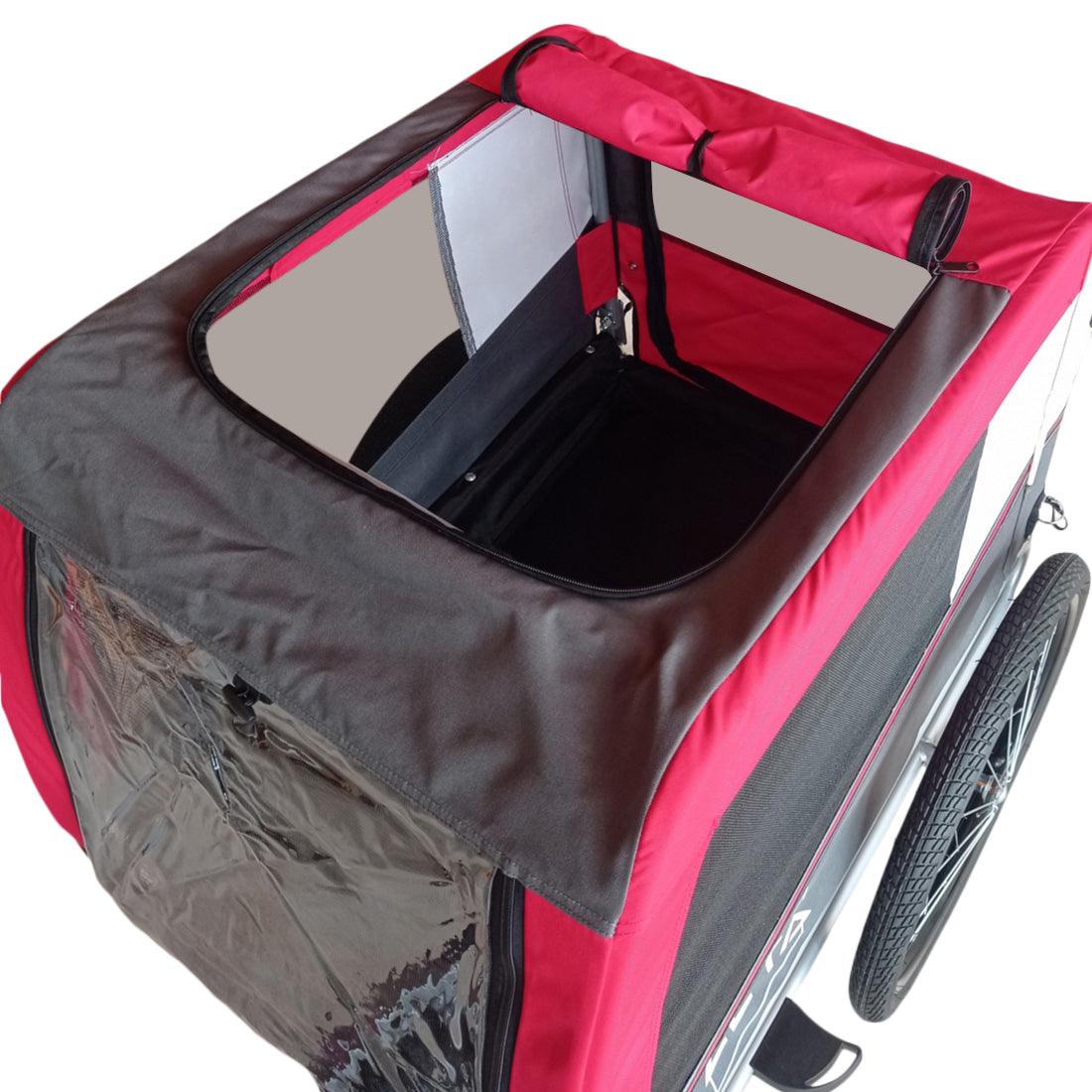 ZETA MEDIUM interno 50x75cm - Rimorchio Bici Per Cani - Papilio Shop