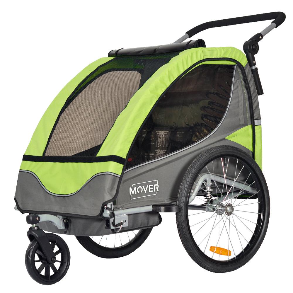 MOVER - Rimorchio Bici e Passeggino Per 1 o 2 Bambini - Papilio Shop