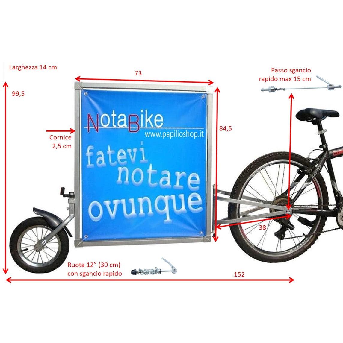 NOTABILE - Rimorchio Pubblicitario - Papilio Shop