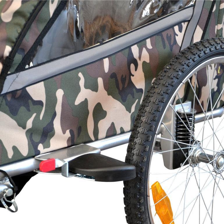 LEON - Rimorchio Per Bicicletta e Passeggino Per 1 o 2 Bambini - Papilio Shop
