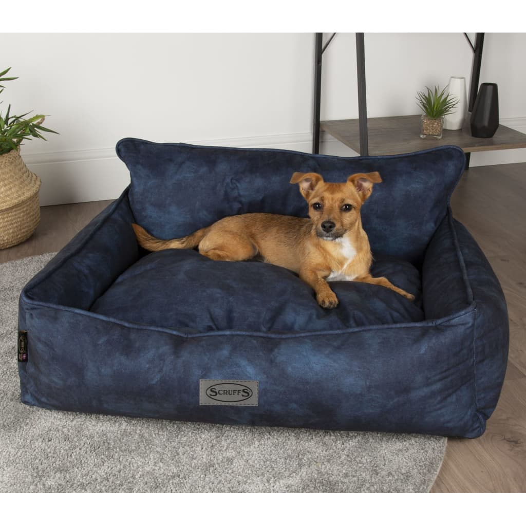 1-Scruffs & Tramps Lettino per Cani Kensington M 60x50 cm Blu Navy-1