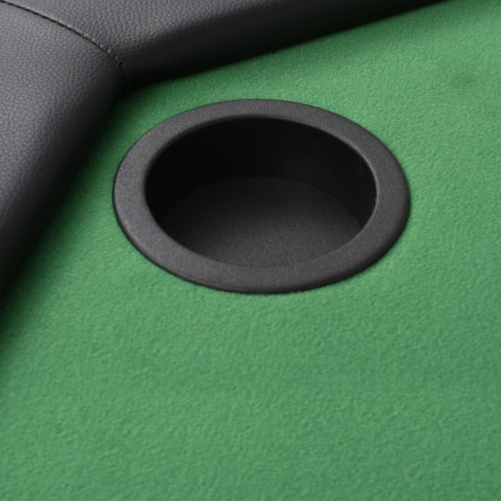 5-vidaXL Tavolo da Poker Piegabile in 2 per 8 Giocatori Ottagonale Verde-5