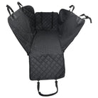 5-vidaXL Coprisedile Auto per Cani Nero 137x46x50 cm-5