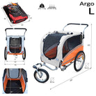 ARGO LARGE interno 50x87cm - Rimorchio Bici Per Cani - Papilio Shop