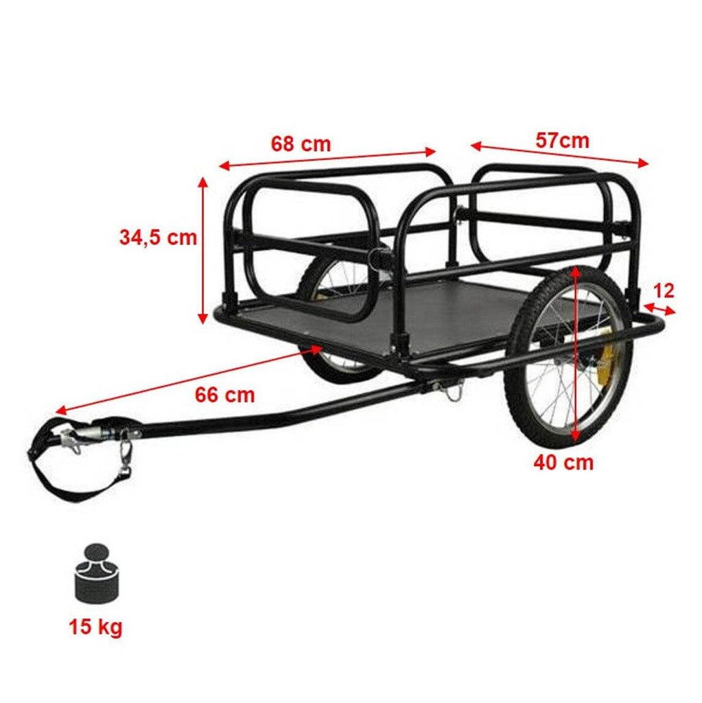 Rimorchio Per Bicicletta con misure - Papilio Shop