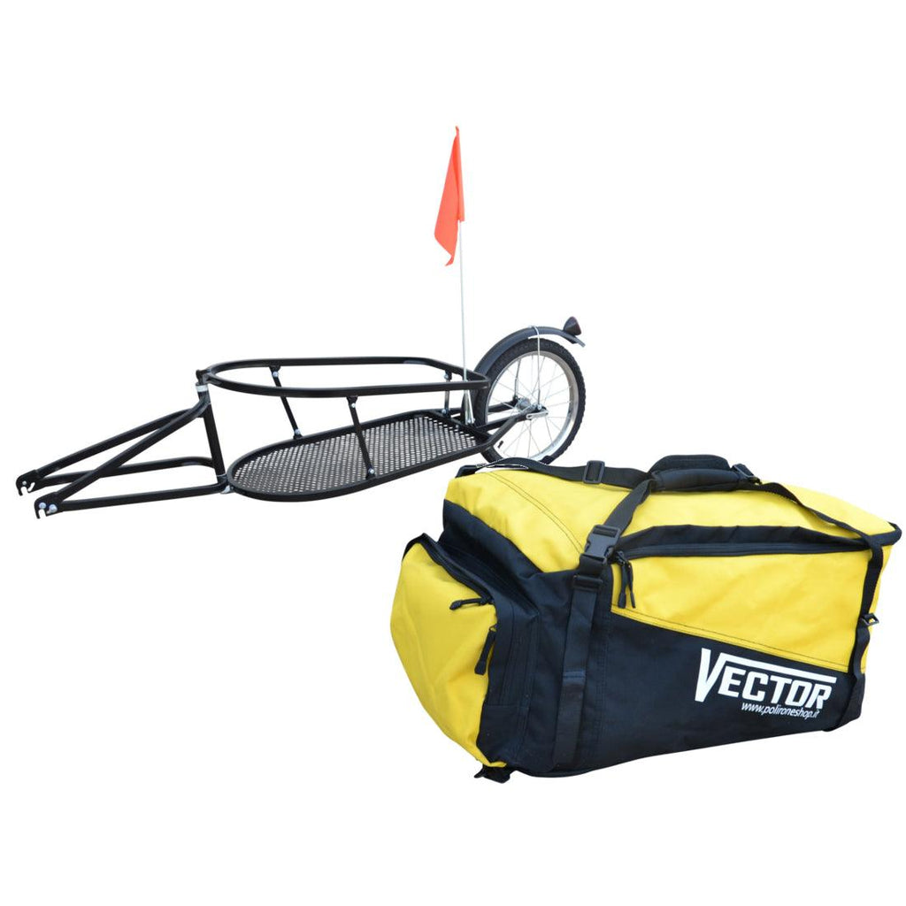 VECTOR - Rimorchio Da Bici Con Borsa - Papilio Shop