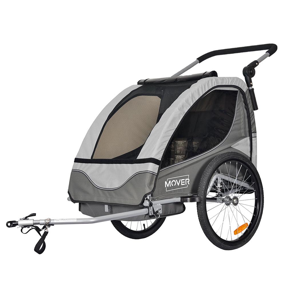 MOVER - Rimorchio Bici e Passeggino Per 1 o 2 Bambini - Papilio Shop