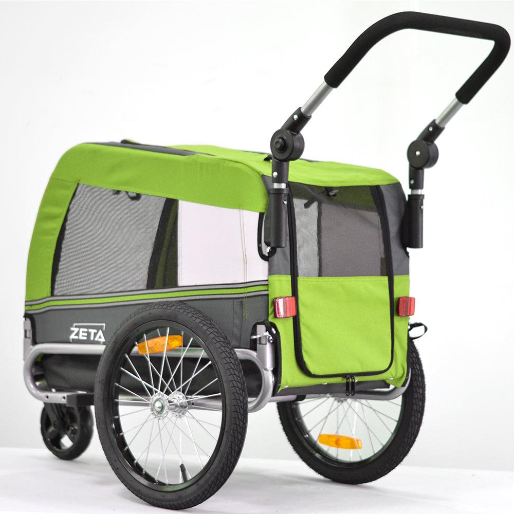 Rimorchio Bici Per Cani CXWXC 2 In 1 - Trasformabile In Passeggino, Portata 40KG, Impermeabile - Foto 12
