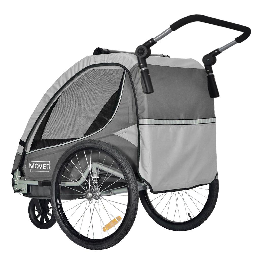 MOVER - Rimorchio Bici e Passeggino Per 1 o 2 Bambini - Papilio Shop