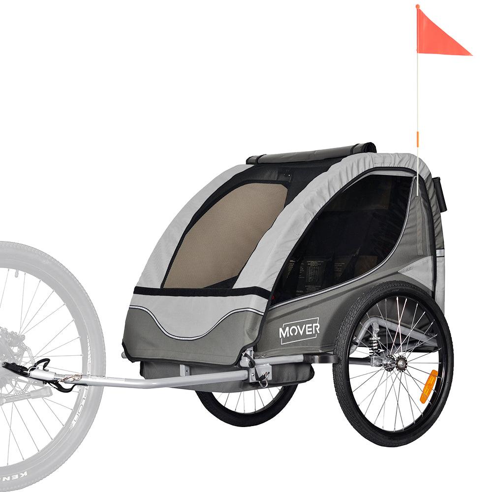 MOVER - Rimorchio Bici e Passeggino Per 1 o 2 Bambini - Papilio Shop