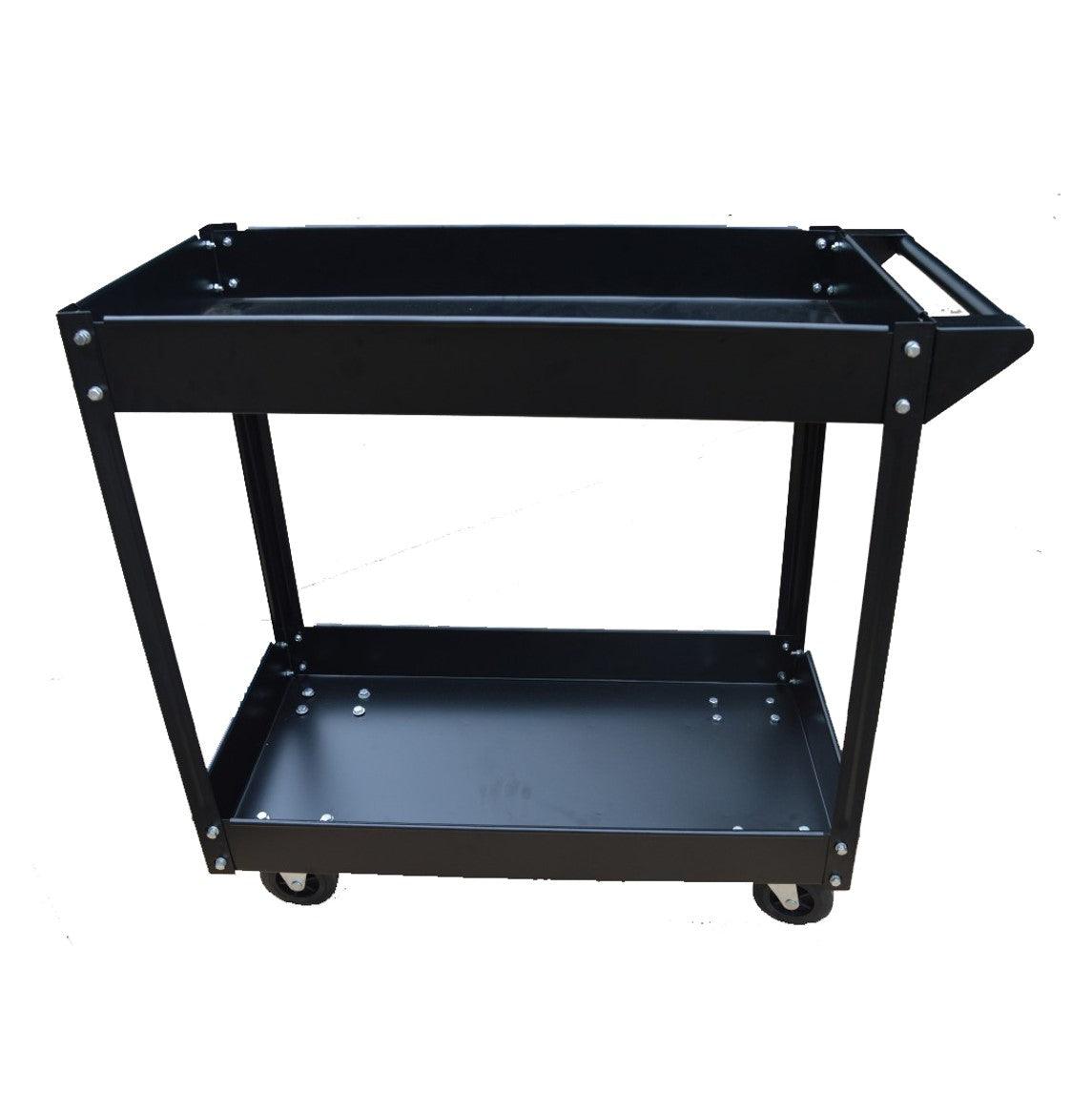 Carrello Con Ruote 90x35xh.80 Cm In Kit - 2 Piano E 1 Cestello Portabottiglie E Maniglai Joy System Joy System Scaffali Joybottle90 - Foto 9