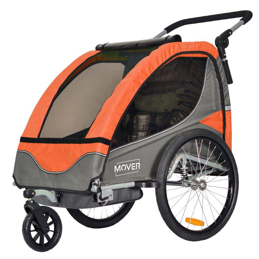 MOVER - Rimorchio Bici e Passeggino Per 1 o 2 Bambini - Papilio Shop