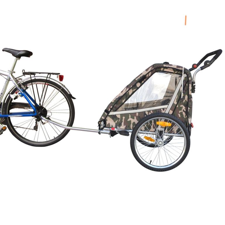 LEON - Rimorchio Per Bicicletta e Passeggino Per 1 o 2 Bambini - Papilio Shop