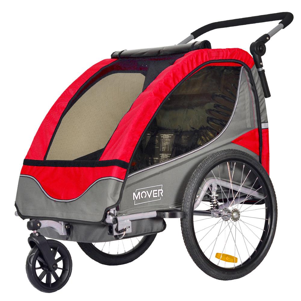 MOVER - Rimorchio Bici e Passeggino Per 1 o 2 Bambini - Papilio Shop