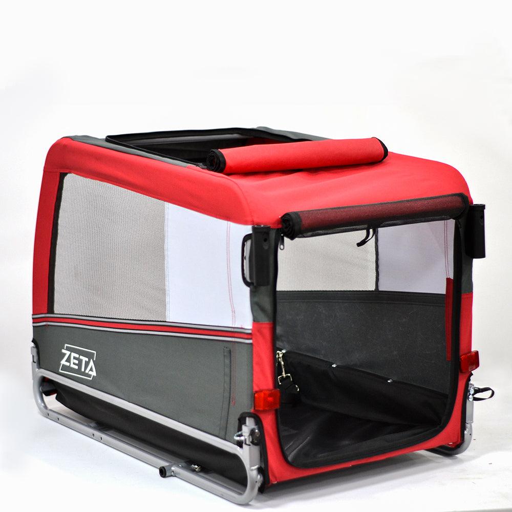 ZETA LARGE interno 50x85cm - Rimorchio Bici Per Cani - Papilio Shop