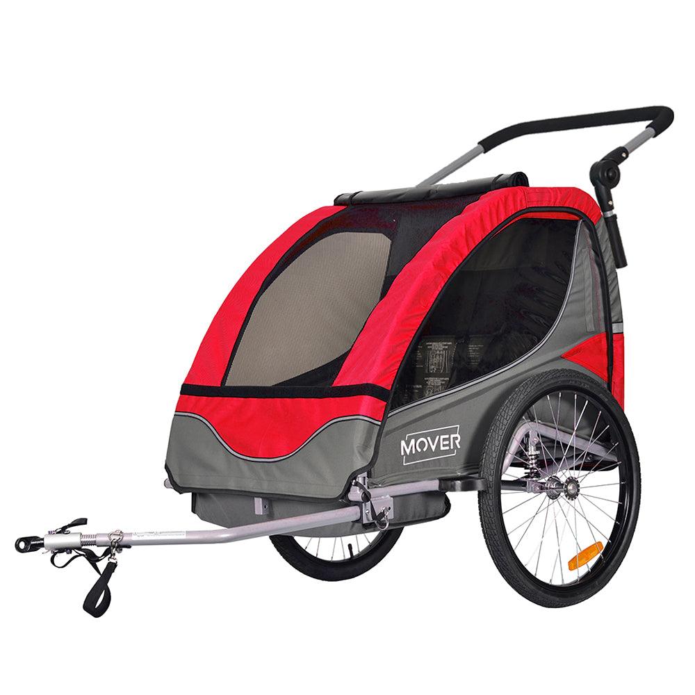 MOVER - Rimorchio Bici e Passeggino Per 1 o 2 Bambini - Papilio Shop