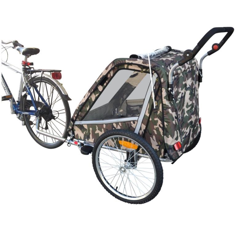 LEON - Rimorchio Per Bicicletta e Passeggino Per 1 o 2 Bambini - Papilio Shop