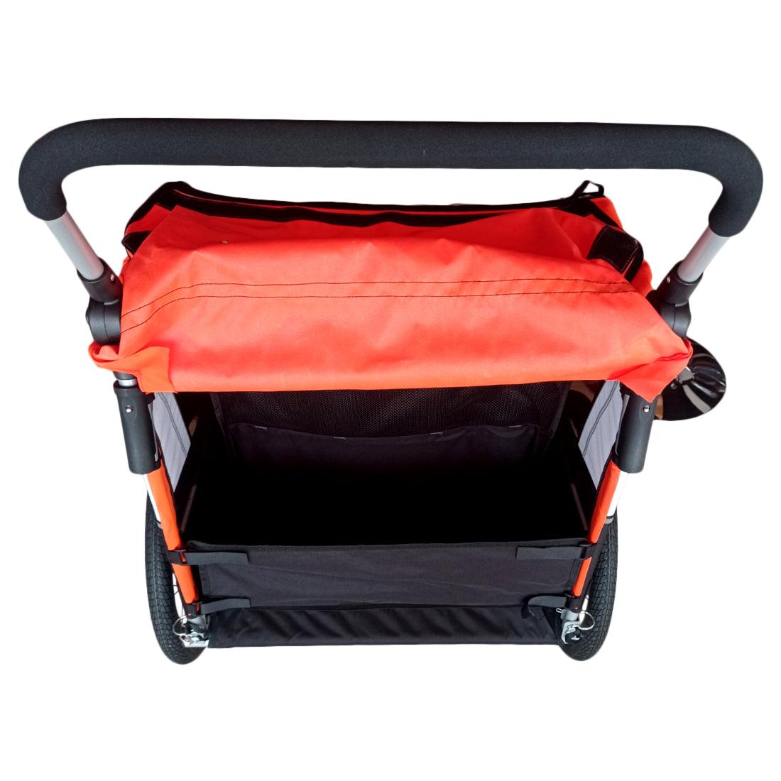 Papilioshop Mover Poussette et remorque, chariot, de vélo pour transport 1  ou 2 enfants, orange : : Bébé et Puériculture