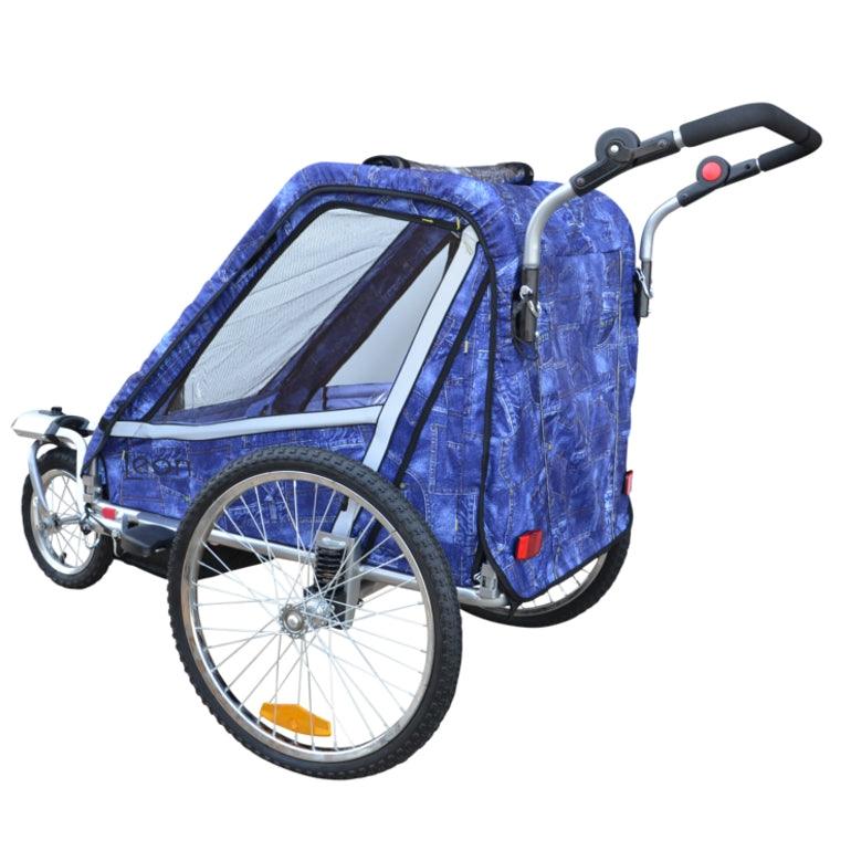 LEON - Rimorchio Per Bicicletta e Passeggino Per 1 o 2 Bambini - Papilio Shop