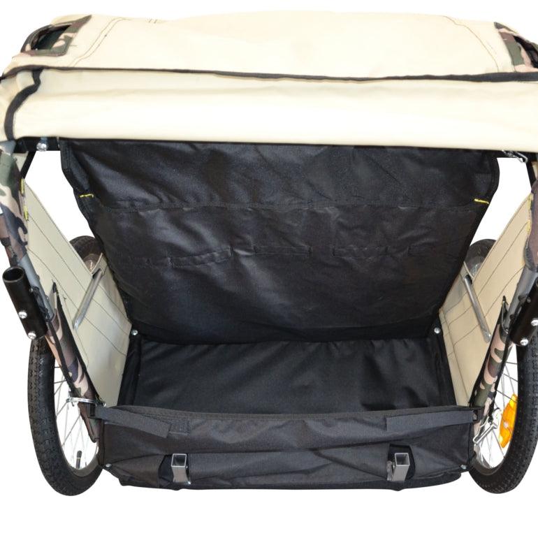 LEON - Rimorchio Per Bicicletta e Passeggino Per 1 o 2 Bambini - Papilio Shop