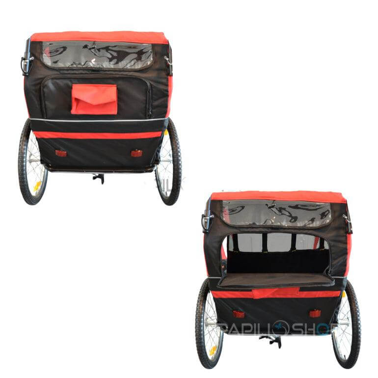 BFOX - Rimorchio Bici e Passeggino Per 1 o 2 bambini - Papilio Shop